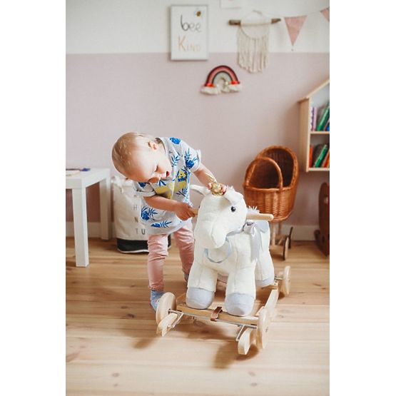 Licorne à bascule avec roues