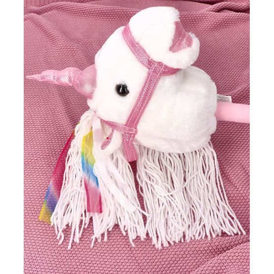 Licorne sur bâton Bianco Hobby Horse