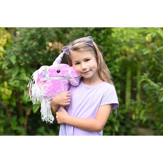 Licorne sur bâton Lila Hobby Horse
