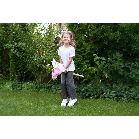 Licorne sur bâton Rosa Hobby Horse