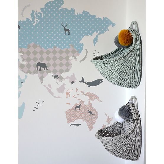 LILU osier panier pour mur