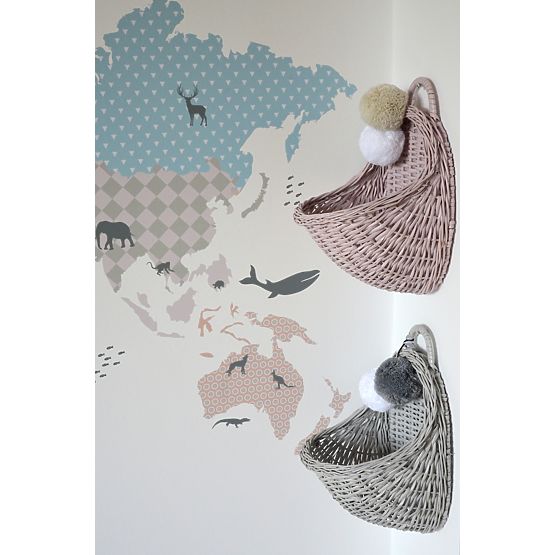 LILU osier panier pour mur
