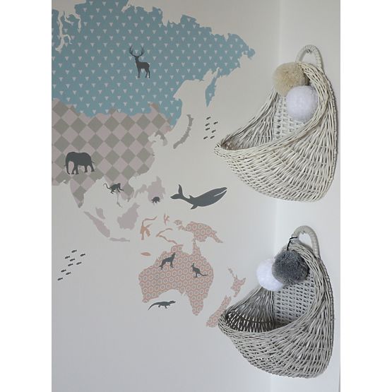 LILU osier panier pour mur