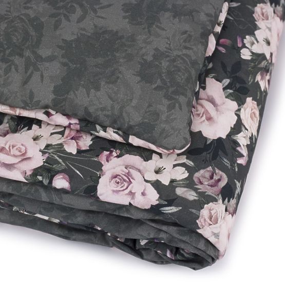 Linge de lit avec rembourrage Fleurs de nuit
