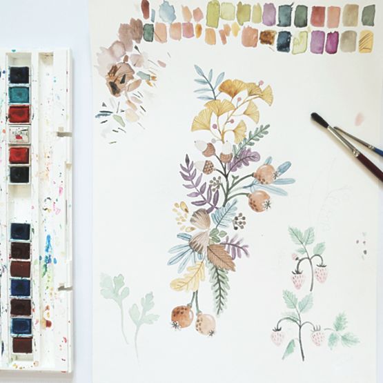 Linge de lit avec rembourrage Secret Garden