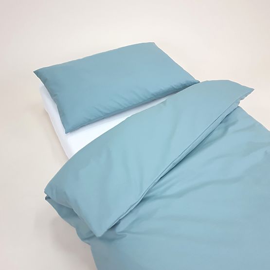 Linge de lit en coton pour enfants 120x90 cm - vert