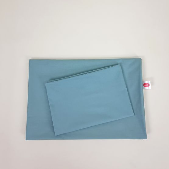 Linge de lit en coton pour enfants 120x90 cm - vert