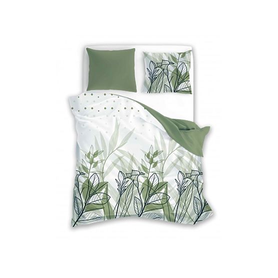 Linge de lit en coton Prairie 140x200cm + 70x90cm