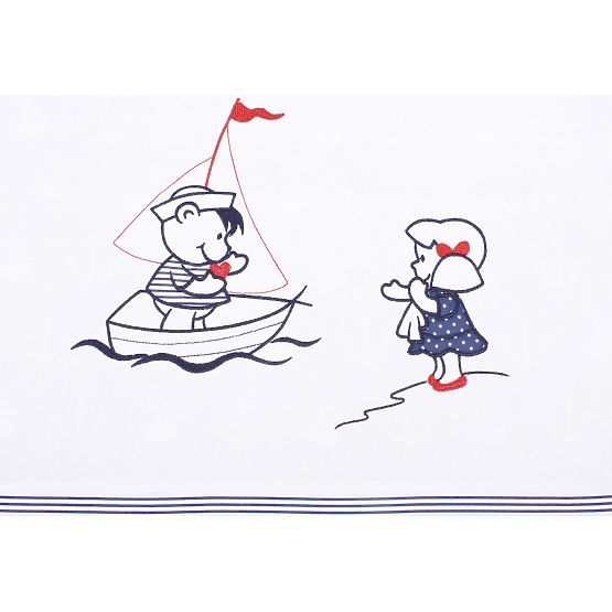 Linge de lit enfant 135x100 cm - Marine 069