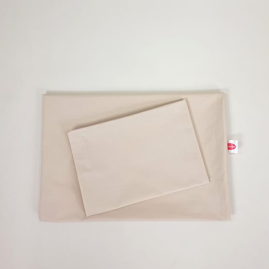 Linge de lit enfant en coton 120x90 cm - beige