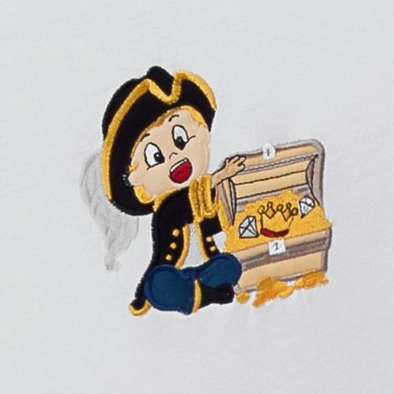 Linge de lit à lit bébé 135x100 cm - Pirate