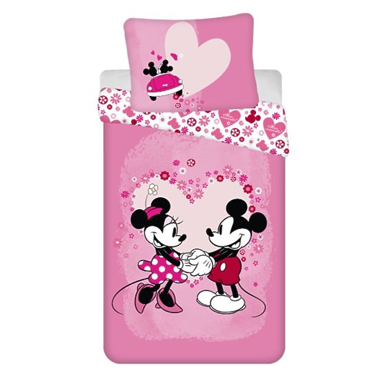 Linge de lit Mickey et Minnie LOVE