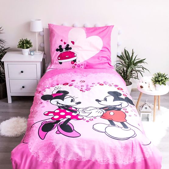 Linge de lit Mickey et Minnie LOVE
