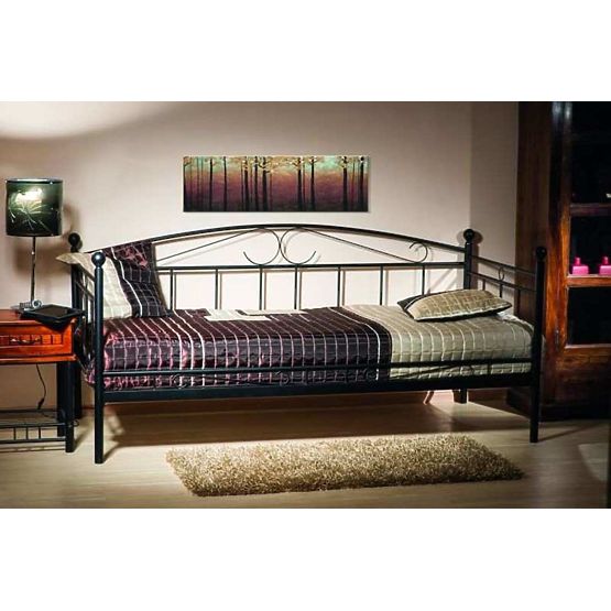 Lit ANKARA noire 200 x 90