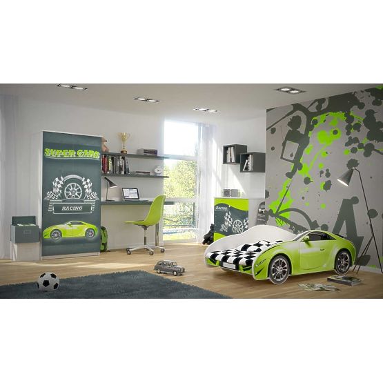 Lit voiture S-CAR - vert