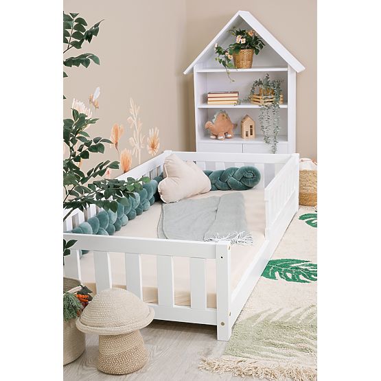 Lit enfant bas Montessori Meadow - blanc