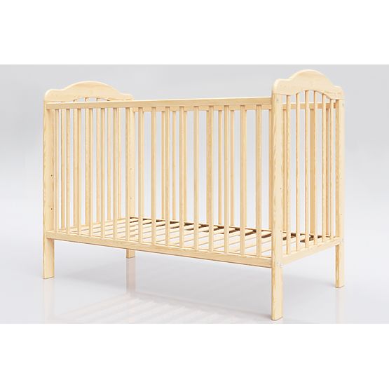 Lit bébé Alek avec barreaux amovibles - naturel