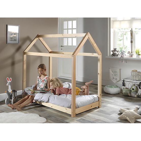 Lit enfant Cabane - naturel