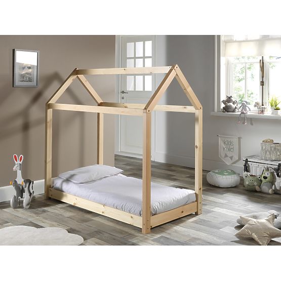 Lit enfant Cabane - naturel