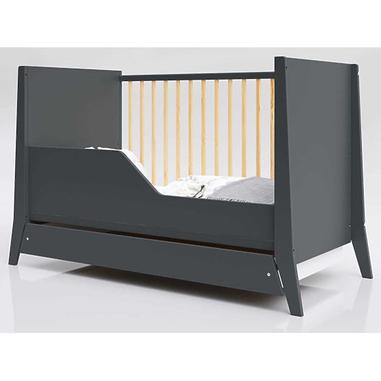 Lit bébé Cosmo 120x60 - anthracite