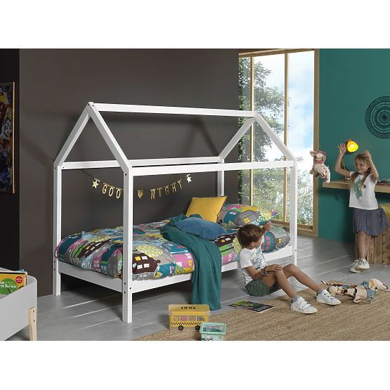 Espace de rangement pour lit cabane Dallas Hip - blanc