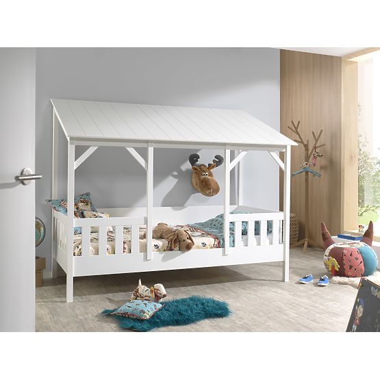 Espace de rangement pour lit cabane Charlotte - blanc