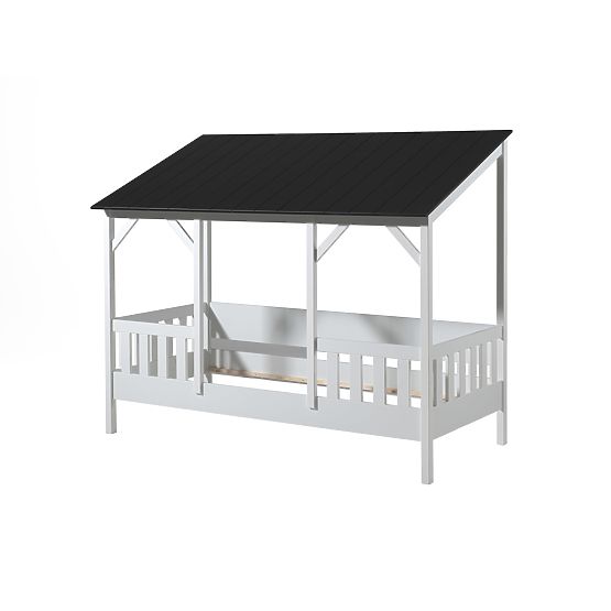Espace de rangement pour lit cabane Charlotte - noir