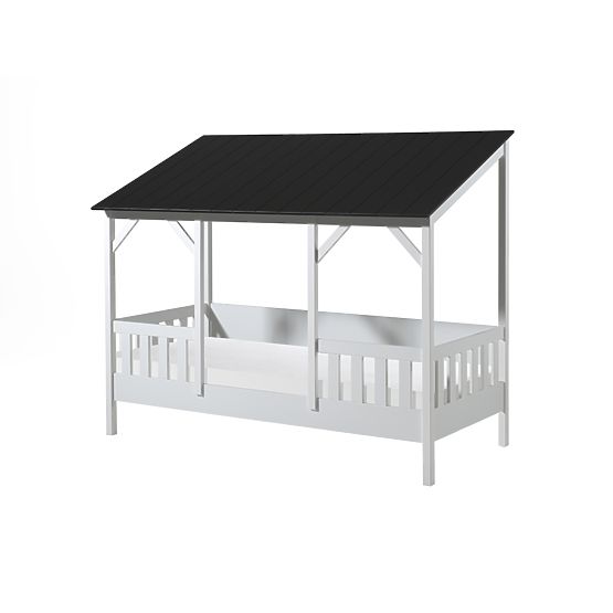 Espace de rangement pour lit cabane Charlotte - noir
