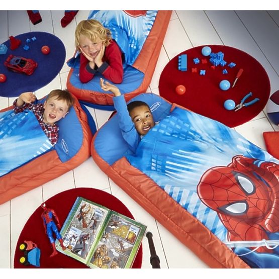 Lit  enfant gonflable 2en1 - Spider-Man