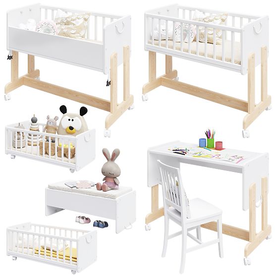 Lit bébé LETO 90x40 cm - SCANDI