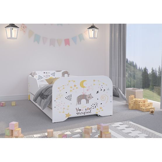 Lit enfant MIKI 160 x 80 cm - Petit chat