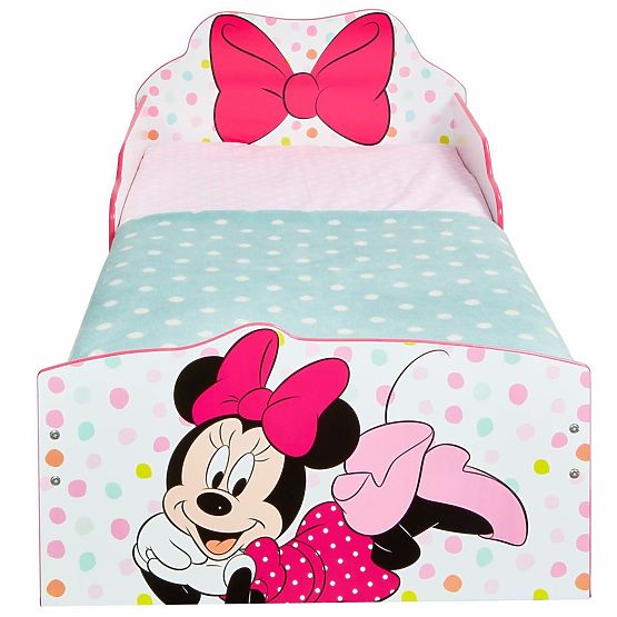 Lit enfant Minnie Mouse avec espace de rangement