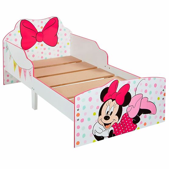 Lit enfant Minnie Mouse avec espace de rangement
