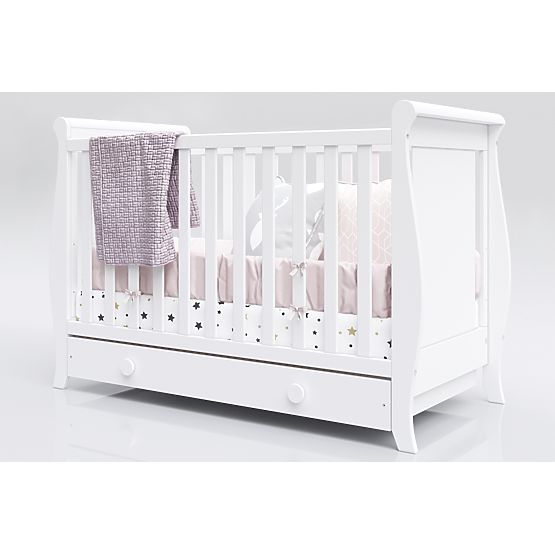 Lit de bébé Míša 120x60 - blanc