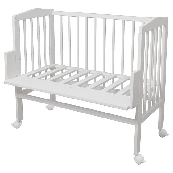 Lit d'appoint pour parents Amy - blanc