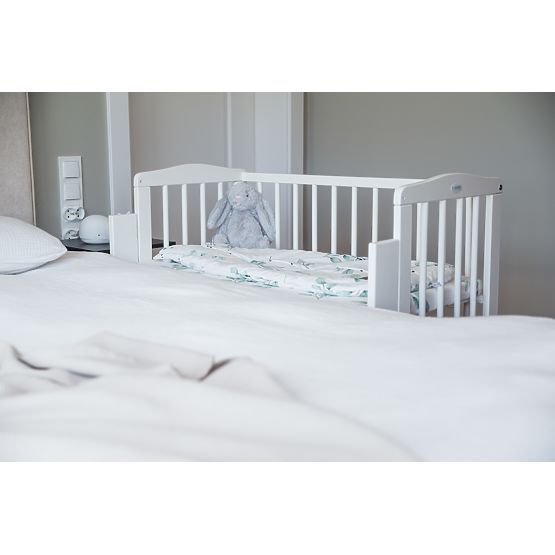 Lit d'appoint pour parents Amy - blanc