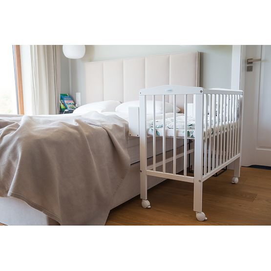 Lit d'appoint pour parents Amy - blanc