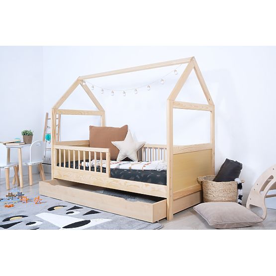 Lit cabane ELIS naturel