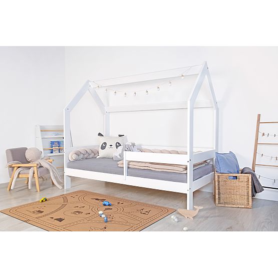 Lit maison Lucky 160x80 - blanc