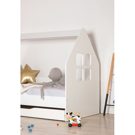 Lit cabane Woody 160 x 80 cm - blanc