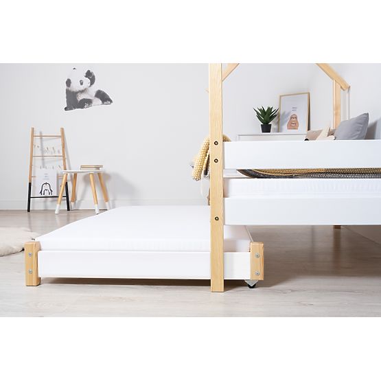 Lit gigogne Vario avec matelas en mousse - SCANDI