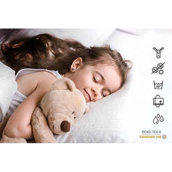 Lit d'enfant ANNA avec matelas 140x70 Éléphant