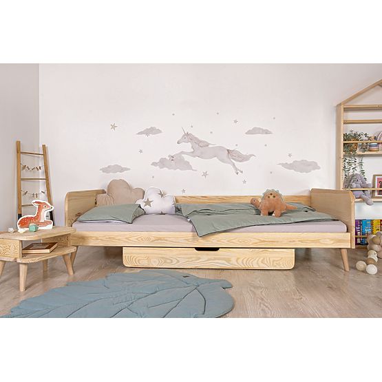 Lit de culture Nell 2in1 - naturel