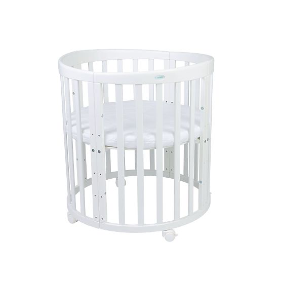 Lit de croissance ovale Ruby 7 en 1 PLUS - blanc
