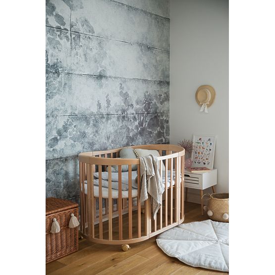 Lit de culture ovale Ruby 7 en 1 PLUS - naturel