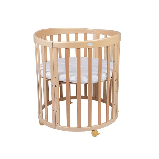 Lit de culture ovale Ruby 7 en 1 PLUS - naturel
