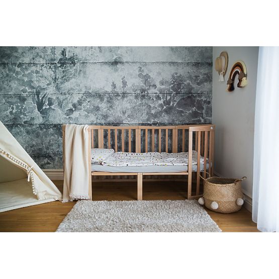 Lit de culture ovale Ruby 7 en 1 PLUS - naturel