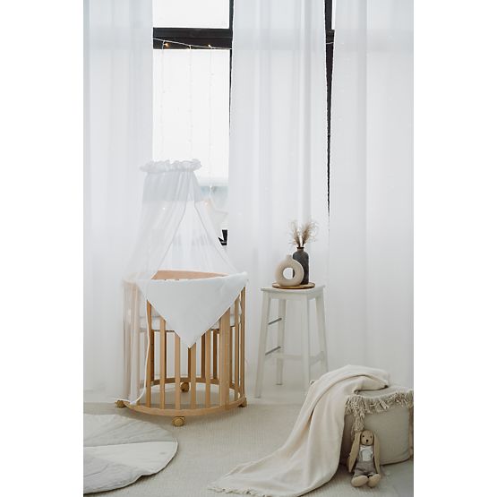 Lit de culture ovale Ruby 7 en 1 PLUS - naturel