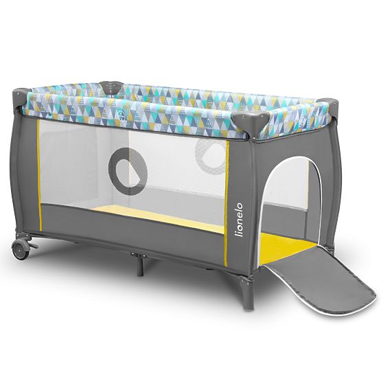 Lit de voyage Sven Plus - gris-jaune