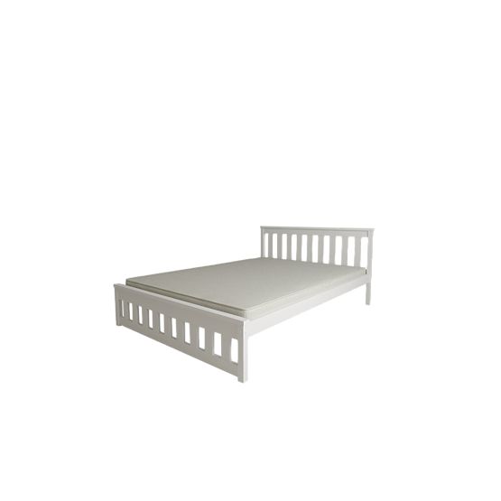 Lit double Ada 200 x 140 cm - blanc